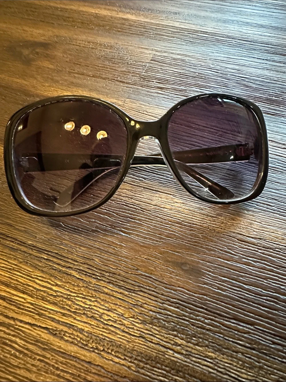 Women's Black and Zebra Oversized Sunglasses - Unbranded - Picture 1 of 3
